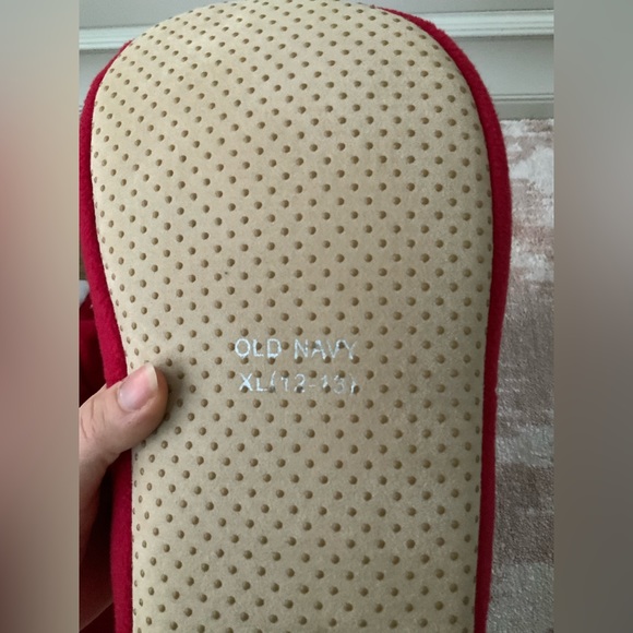 OLD NAVY Cozy CHRISTMAS Santa Mens’s Slippers Size X-Large 12-13 BRAND NEW - Picture 7 of 12